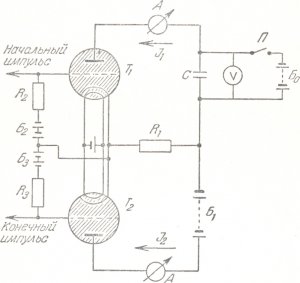 Схема накопления электрического заряда